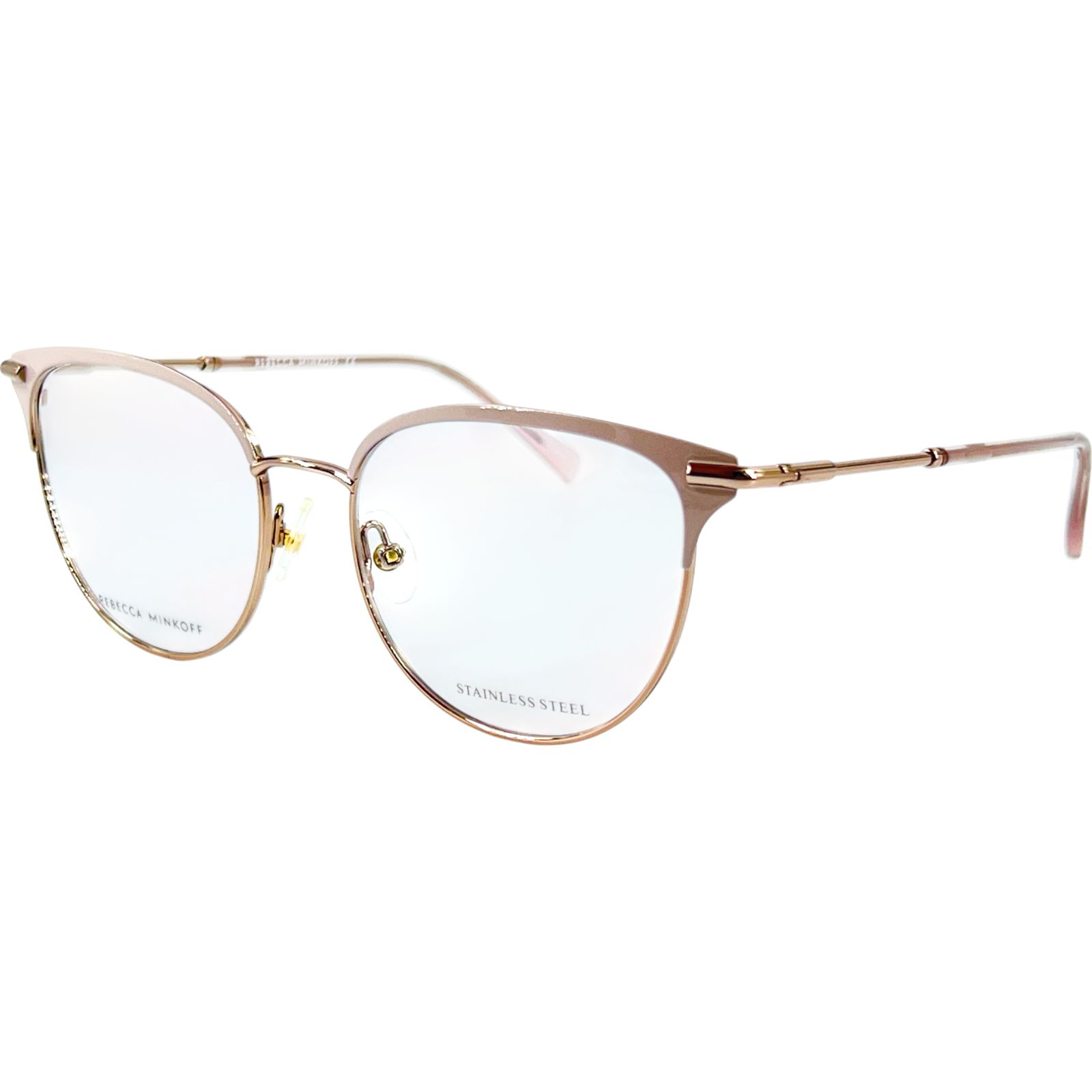 Rebecca Minkoff Lilly 4 Womens Metal Eyeglass Frame 0au2 Red Gold 53-17